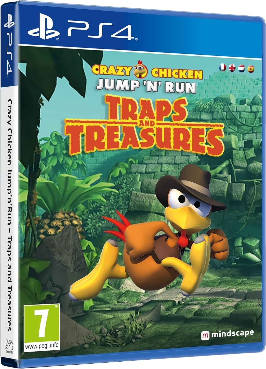 Crazy Chicken: Traps And Treasures PS4 - PAL ESP - Nuevo Crazy Chicken: Traps And Treasures PS4 - PAL ESP - Nuevo